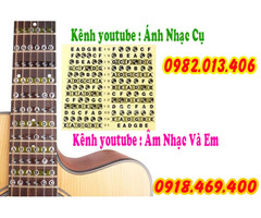 Mua giấy (decal) dán tên nốt đàn guitar tại gò vấp ( TPHCM )
