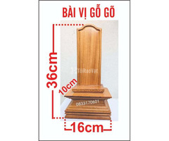 Bán bài vị gỗ tại Tp.HCM, bán bài vị thờ bằng gỗ, bán bài vị thờ gia tiên tại Tp.HCM