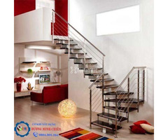 Cầu Thang Sắt Đẹp Đơn Giản