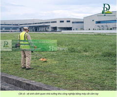 Dịch vụ cắt cỏ, dọn dẹp cảnh quan công ty, nhà xưởng tại Đồng Nai