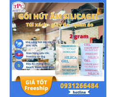 GÓI HÚT ẨM 1G 2G CHO QUẦN ÁO XUẤT KHẨU