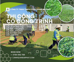 TRỒNG CỎ NHUNG NHẬT – KCN LONG THÀNH, ĐỒNG NAI