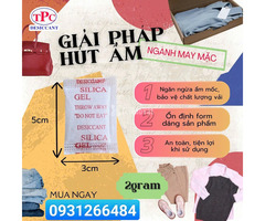 Gói hút ẩm silicagel 1g, 2g cho quần áo