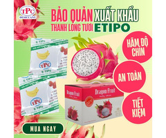 Hãm chín trái cây hiệu quả với gói hút Ethylene ETIPO – Bí quyết giữ độ tươi khi xuất khẩu