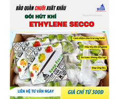 Gói hút khí Ethylene Secco 5g – Bí quyết giữ Chuối xanh lâu, không thâm vỏ