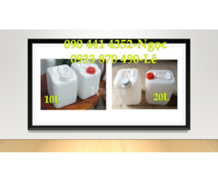 CAN 30 LÍT ĐỰNG HÓA CHẤT SINH KHÍ, CAN NHỰA 20 LÍT MÀU TỐI TRÁNH UV