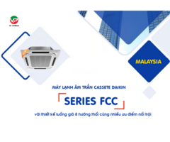 Thầu cung cấp rẻ và lắp chính hãng Máy lạnh âm trần 3.0HP DAIKIN FCC85