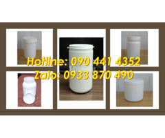 Hủ nhựa 2 ký đựng muối hột , hủ nhựa 1kg5 đựng thực phẩm xuất khẩu