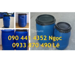 Tìm công ty bán thùng phuy nhựa 220 lít cũ , đẹp , giá tốt tại Q12, Gò Vấp, Trà Vinh