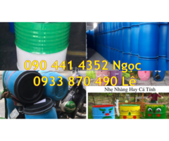 Thùng phuy sắt 220 lít đựng hóa chất, vỏ thùng phuy sắt đựng dầu khí