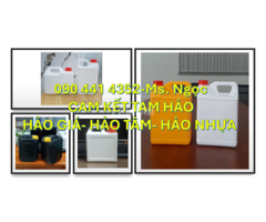 Can nhựa 5 lít vuông đựng hóa chất độc hại, nhiều màu sắc phân loại: dương, đỏ, vàng, lá, đen…