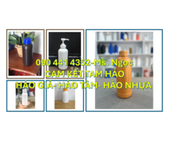 Chai nhựa 500ml màu trong, chai nhựa 1 lít vuông đựng hóa chất công nghiệp