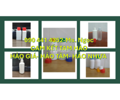 Chai nhựa 250ml màu trong, chai nhựa 100ml đựng gel, lọ 50ml đựng acetone