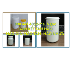 Hủ nhựa 500g đựng kem tẩy đa năng, hủ nhựa 1000g đựng bột giặt