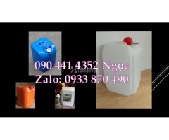 Can nhựa 25 lít vuông xanh, thùng nhựa 20 lít đựng chất phụ trợ,