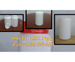 Chuyên sx hủ nhựa 50g, hủ nhựa trắng 100g tròn, hủ nhựa 500g đựng ngũ cốc