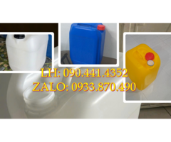 Thùng nhựa 20 lít đựng hóa chất loãng, tính mạnh, can nhựa 25 lít đựng sút