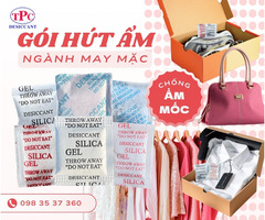 Gói hút ẩm Silicagel – Giải pháp bảo quản hiệu quả cho may mặc, nón mũ, giày dép
