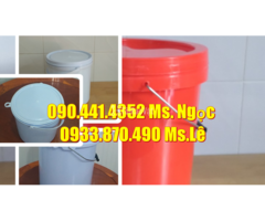 Thùng sơn nhựa 16 lít, thùng đựng sơn 18 lít, thùng sơn trơn 20 lít vuông