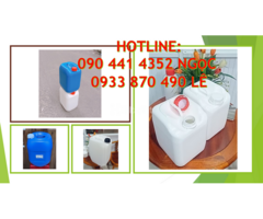 Can nhựa 30 lít dày đựng axit nồng độ cao, can nhựa 25 lít vuông đựng thuốc rầy