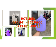 Can nhựa 5 lít màu trắng, can nhựa 2 lít vuông xuất khẩu hóa chất loãng