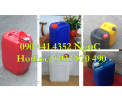 Thùng nhựa 30 lít đựng hóa chất, can nhựa 25 lít vuông đựng dầu hôi