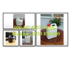 Vỏ can nhựa 0.5 lít vuông, can 1 lít tròn, can nhựa 2 lít dày đựng hóa chất loãng