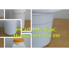 Hủ nhựa 2 ký quai đựng bột giảm cân, hủ nhựa 1000g đựng bột nghệ