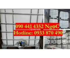 Thùng nhựa vuông 1 khối có khung thép mới, giá cạnh tranh nhất miền Nam