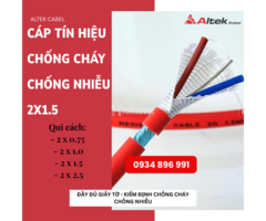 Cáp Chống Cháy Chống Nhiễu 2 Lõi Altek Kabel – Sẵn Kho Đà Nẵng, Hà Nội, TP.HCM – Giá Tốt Toàn Quốc