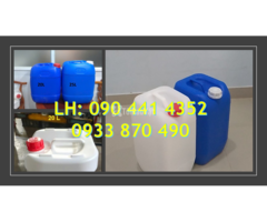 Can nhựa 10 lít đựng nước giặt, can nhựa 20 lít đựng dung môi, can nhựa 25 lít tròn
