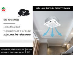 Máy lạnh âm trần DAIKIN cho Nhà phố/Căn hộ/Biệt thự luôn là thương hiệu đi đầu về giá cả rẻ