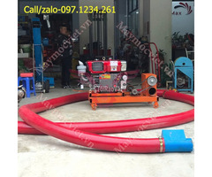 Máy hút nông sản, hút hạt 2 đầu 15m, đầu nổ 15Hp Turbo TBH15