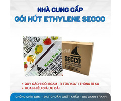 Ứng dụng gói hút ethylene Secco giúp chống chín sớm cho trái cây xuất khẩu