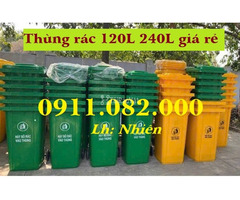 Điểm bán thùng rác 120l 240l giá rẻ tại các tỉnh miền tây- thùng rác chất lượng- lh 0911082000