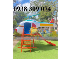 Cầu trượt máy bay trực thăng cho bé giá rẻ TPHCM