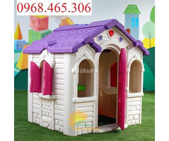 Ngôi nhà nhựa đồ chơi trẻ em, ngôi nhà cổ tích cho bé