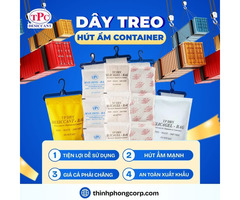 Vì sao nhiều container xuất khẩu luôn treo dây hút ẩm?