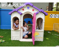 Ngôi nhà nhựa đồ chơi trẻ em, ngôi nhà cổ tích cho bé