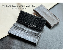 VÍ CẦM TAY DA THẬT - CHUYÊN XK - BÁN SỈ VÀ GIA CÔNG THEO YÊU CẦU THƯƠNG HIỆU