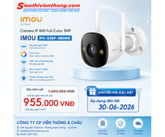 Mua Camera Wifi IMOU IPC-S3EP-5M0WE 5MP Chính Hãng, Giá Tốt Nhất
