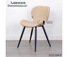 Ghế tiếp khách nệm da chân sắt ECO 50A-P tại HCM