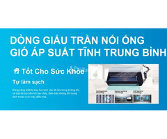 Lắp Máy Lạnh Giấu Trần Ống Gió Aqua Cho Nhà Hàng