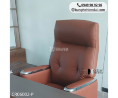 Ghế lãnh đạo nệm da ngả lưng có gác chân cao cấp CR06002-P tại HCM