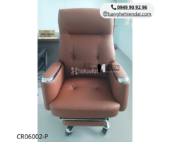 Ghế lãnh đạo nệm da ngả lưng có gác chân cao cấp CR06002-P tại HCM - 2