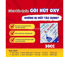 Bảo quản gói hút Oxy thế nào để tránh giảm tác dụng?