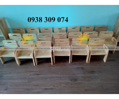 Ghế nhựa mầm non,ghế gỗ mầm non,ghế nhựa có tay vịn nhà trẻ