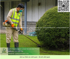 DỊCH VỤ CHĂM SÓC CẢNH QUAN – CẮT CỎ – TỈA CÂY KCN SÓNG THẦN 1, 2, 3
