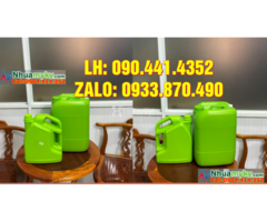 Bình nhựa 1 lít đựng nước lau kính, can 5 lít vuông đựng chất phụ trợ