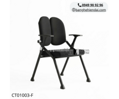 Ghế đào tạo nệm vải tựa lưng đôi gấp gọn CT01003-F tại HCM